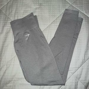 Gymshark Vital Seamless Leggings - Light Gray Marl Small
